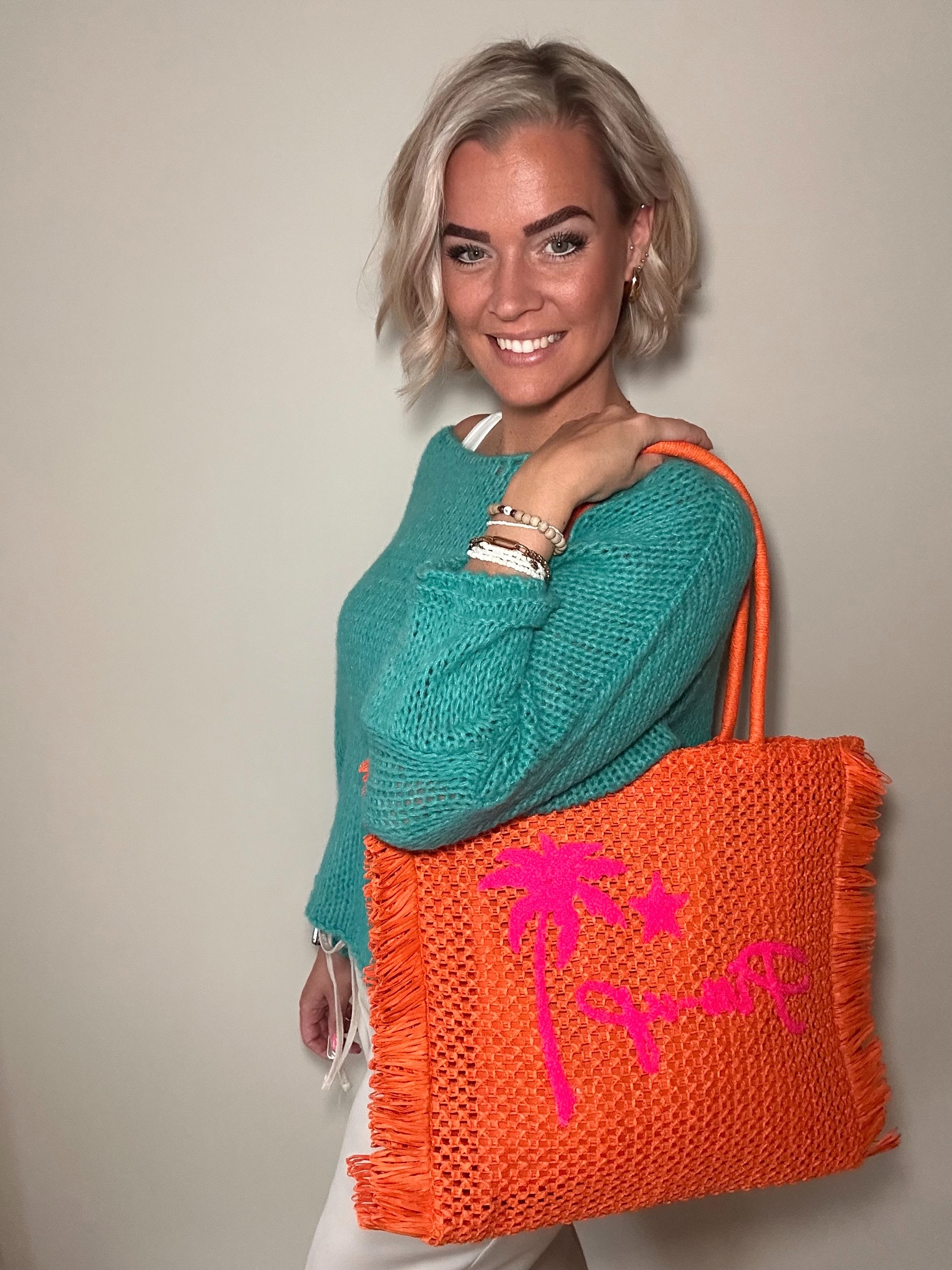 Stylische Strohtasche "Pimp-Up"